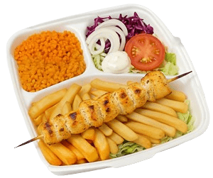 Brochette de poulet grillé mariné maison