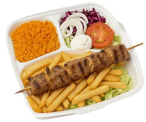 Brochette d'agneau grillé