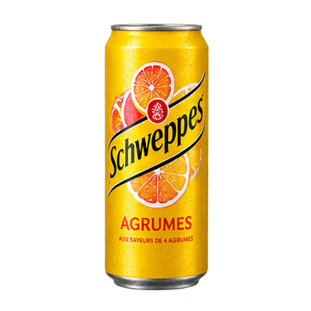 Schweppes Agrumes canette 33 cl